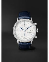 Baume & Mercier - Classima Automatic Chronograph 42Mm Steel And Alligator Watch, Ref. No. M0A10330 - Lyst
