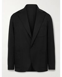 STÒFFA - Unstructured Wool-crepe Blazer - Lyst