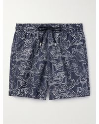 Vilebrequin - Moorea Straight-leg Mid-length Printed Recycled Swim Shorts - Lyst