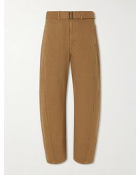 Lemaire - Straight-Leg Cotton-Twill Trousers - Lyst