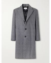 Maison Margiela - Double-Breasted Prince Of Wales Checked Virgin Wool Coat - Lyst