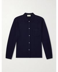 Officine Generale - Gareth Wool And Cashmere-Blend Cardigan - Lyst