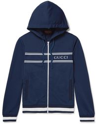 Gucci - Logo Zip Hoodie - Lyst