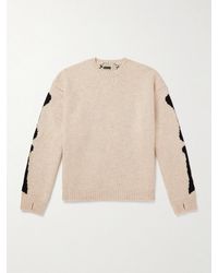 Kapital - Oversized Intarsia Wool Sweater - Lyst