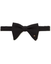Gucci - Silk Gg Logo Bow Tie - Lyst
