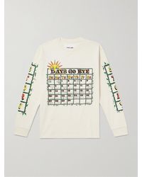 STORY mfg. - Grateful Printed Organic Cotton-jersey T-shirt - Lyst