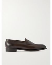 Edward Green - Piccadilly Leather Penny Loafers - Lyst