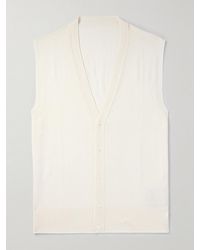 STÒFFA - Wool And Silk-Blend Sweater Vest - Lyst