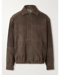 Ssstein - Panelled Suede Blouson Jacket - Lyst
