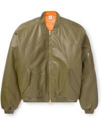 Vetements - Oversized Leather Bomber Jacket - Lyst