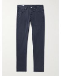 Incotex - Division Slim-Fit Stretch-Cotton Twill Trousers - Lyst