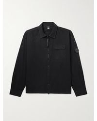 C.P. Company - Organic Cotton-Gabardine Overshirt - Lyst