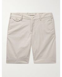 Incotex - Slim-fit Stretch-cotton Poplin Bermuda Shorts - Lyst