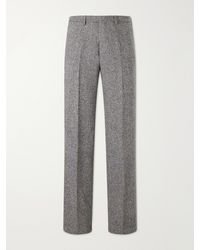 Dries Van Noten - Panvel Straight-leg Wool-twill Trousers - Lyst