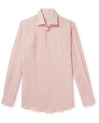 Richard James - Striped Linen Shirt - Lyst