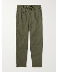 Polo Ralph Lauren - Straight-Leg Linen Drawstring Trousers - Lyst