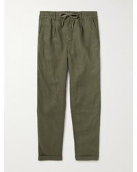 Polo Ralph Lauren - Pantaloni a gamba dritta in lino con coulisse - Lyst
