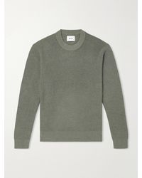 NN07 - Hope Rib Crew 60060 Organic Cotton And Cashmere-Blend Sweater - Lyst