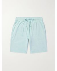Vilebrequin - Bolide Straight-Leg Organic Cotton-Blend Terry Drawstring Shorts - Lyst