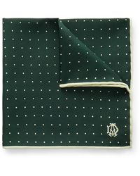 dunhill - Polka-Dot Mulberry Silk-Twill Pocket Square - Lyst
