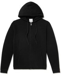 Allude - Virgin Wool And Cashmere-blend Zip-up Hoodie - Lyst