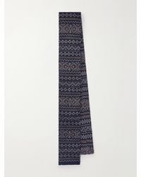 Brunello Cucinelli - 6.5Cm Fair Isle Virgin Wool Tie - Lyst