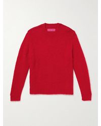 The Elder Statesman - Thistle Brushed Suri Alpaca-Blend Sweater - Lyst