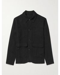 MR P. - Linen Overshirt - Lyst