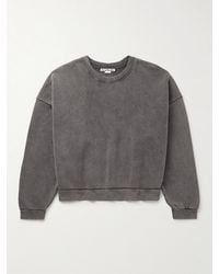Acne Studios - Fester U Garment-dyed Cotton-jersey Sweatshirt - Lyst