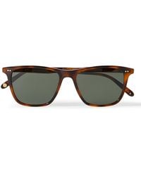 Garrett Leight - Hayes Sun Square-frame Tortoiseshell Sunglasses - Lyst