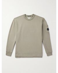 C.P. Company - Sweatshirt aus gebürstetem Baumwoll-Jersey - Lyst