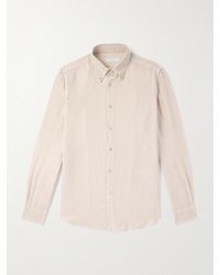 Boglioli - Hemd aus Leinen mit Button-Down-Kragen - Lyst