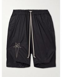 Rick Owens - Champion Shorts a gamba dritta in shell con coulisse Beveled Pod - Lyst