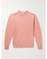 Altea - Cotton And Cashmere-blend Sweater - Lyst