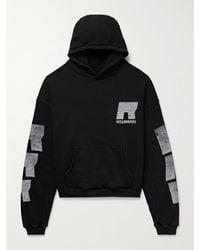 RRR123 - Heritage Cva Logo-Print Cotton-Jersey Hoodie - Lyst
