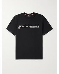 Moncler - Day-Namic Logo-Appliquéd Stretch-Cotton Jersey T-Shirt - Lyst