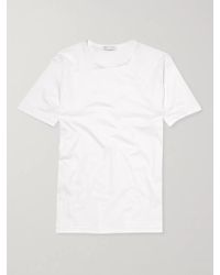 Sunspel - T-shirt intima in cotone extrafine - Lyst