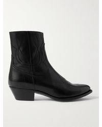 Celine - Leather Chelsea Boots - Lyst