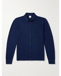 Eleventy - Slim-Fit Wool Cardigan - Lyst