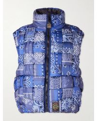 Kapital - Quilted Patchwork Bandana-print Shell Gilet - Lyst