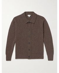 Sunspel - Shetland Wool Cardigan - Lyst