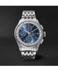 Breitling Premier Automatic Chronograph 42mm Stainless Steel Watch - Blue