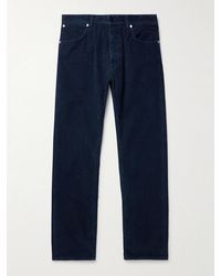 Stone Island - Denim Research Straight-Leg Cotton-Blend Corduroy Trousers - Lyst