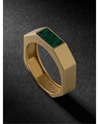 Luis Morais 14-karat Gold And Malachite Ring - Green