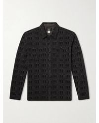 RRL - Wool-Blend Jacquard Overshirt - Lyst