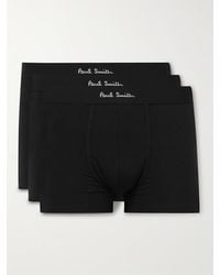 Paul Smith - Three-pack Stretch Organic Cotton Boxer Briefs - Lyst