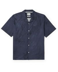 Norse Projects - Carsten Convertible-collar Printed Cotton-poplin Shirt - Lyst