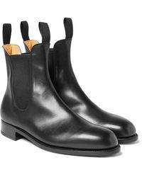 weston leather booties