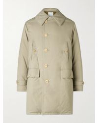 Visvim - Winslow Padded Wool And Linen-Blend Down Coat - Lyst