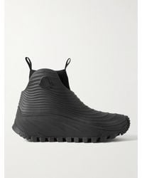 Moncler - Acqua High Knitted And Recycled-eva Boots - Lyst